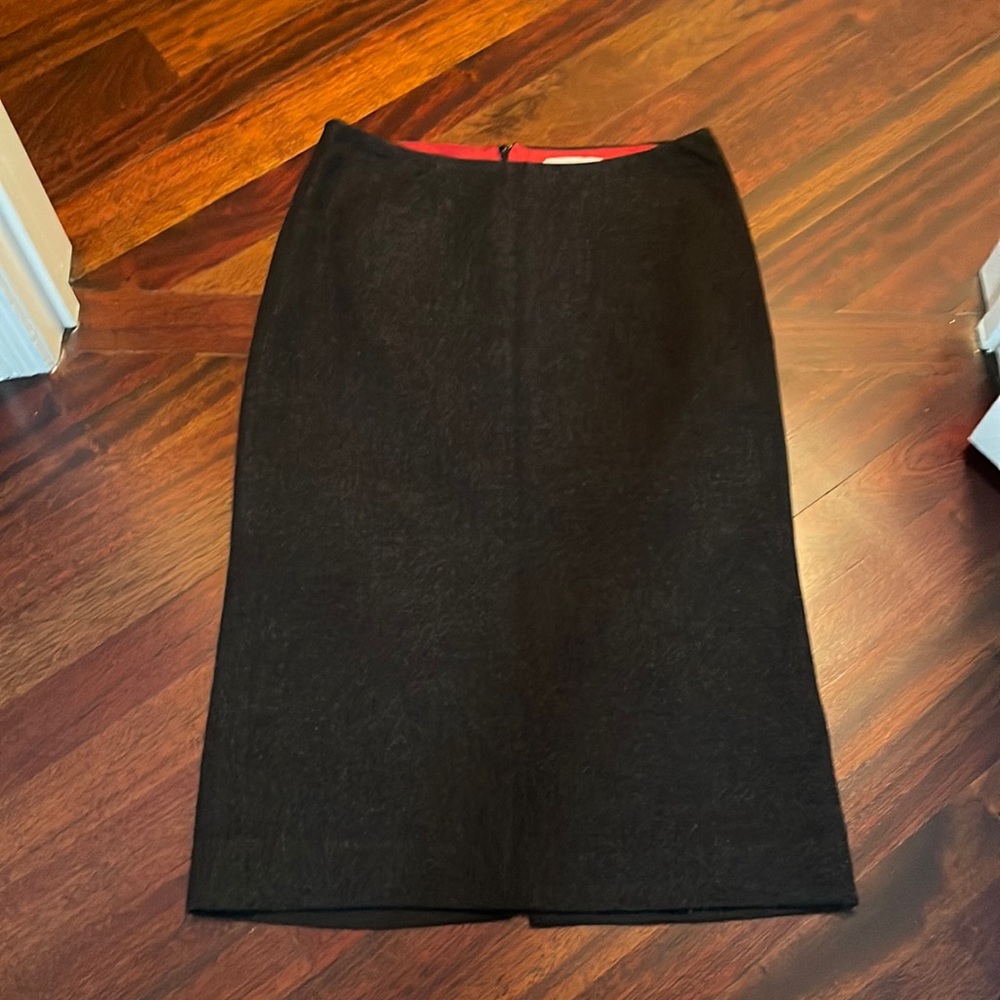 Vintage Dolce & Gabanna Charcoal Pencil Skirt